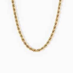 Histoire d'Or Collier Jerry Maille Corde or jaune Sale