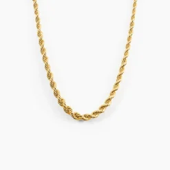 Histoire d'Or Collier Jerry Maille Corde Or Jaune New