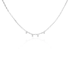 Histoire d'Or Collier Jonc Sebastia Argent Oxyde De Zirconium Best