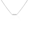 Histoire d'Or Collier Jordana Argent Blanc Discount