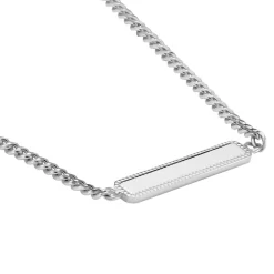 Histoire d'Or Collier Jordana Argent Blanc Discount