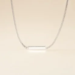 Histoire d'Or Collier Jordana Argent Blanc Discount