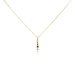 Histoire d'Or Collier Josephine or jaune rubis