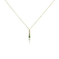 Histoire d'Or Collier Josephine Or Jaune Emeraude or jaune émeraude