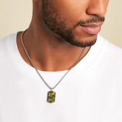 JOURDAN Collier Azeneth Acier Argenté