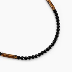 JOURDAN Collier Jaycob Autres Noir Agate Quartz Online