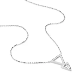 Histoire d'Or Collier Joy or blanc diamant