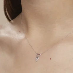 Histoire d'Or Collier Joy or blanc diamant