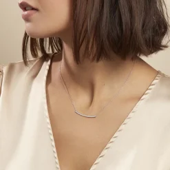 Histoire d'Or Collier Judith Argent Blanc Oxyde De Zirconium Outlet