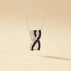 Histoire d'Or Collier Julianne Or Blanc Diamant Sale