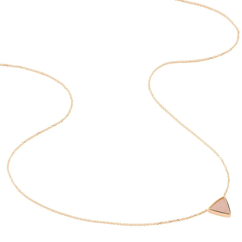 Histoire d'Or Collier Juliete Or Jaune Calcedoine Clearance