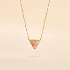 Histoire d'Or Collier Juliete Or Jaune Calcedoine Clearance