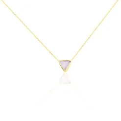 Histoire d'Or Collier Juliete Or Jaune Amethyste Outlet
