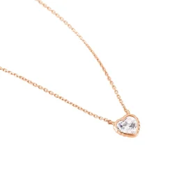 Histoire d'Or Collier Kadidjatou Or Rose Oxyde De Zirconium Hot