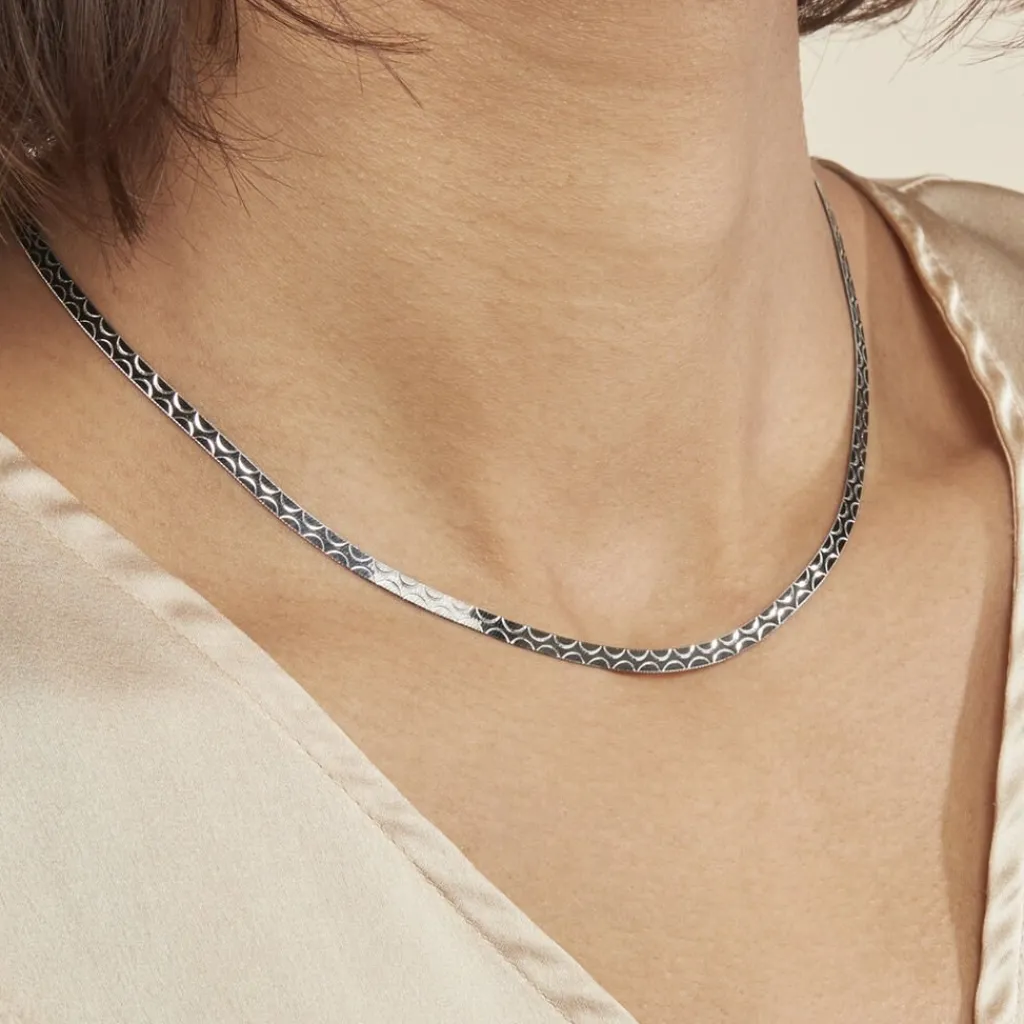 Histoire d'Or Collier Kalyane Argent Bicolore Outlet