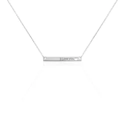 Histoire d'Or Collier Kamile argent blanc Clearance
