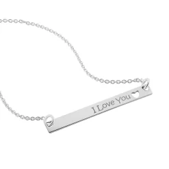 Histoire d'Or Collier Kamile argent blanc Clearance