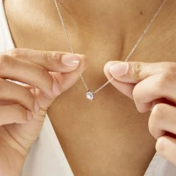 Histoire d'Or Collier Kariane Argent Blanc Oxyde De Zirconium Discount