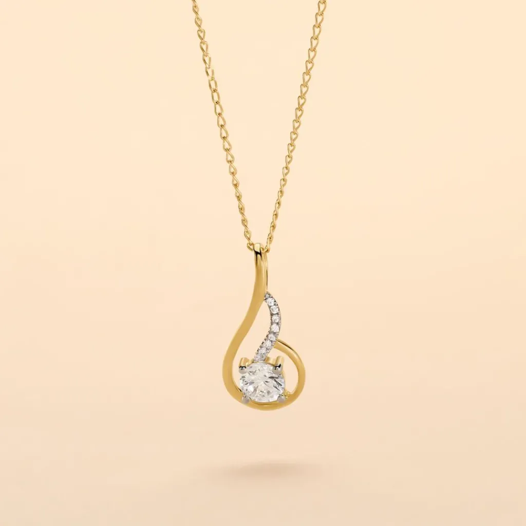 Histoire d'Or Collier Koline Or Jaune Oxyde De Zirconium Online