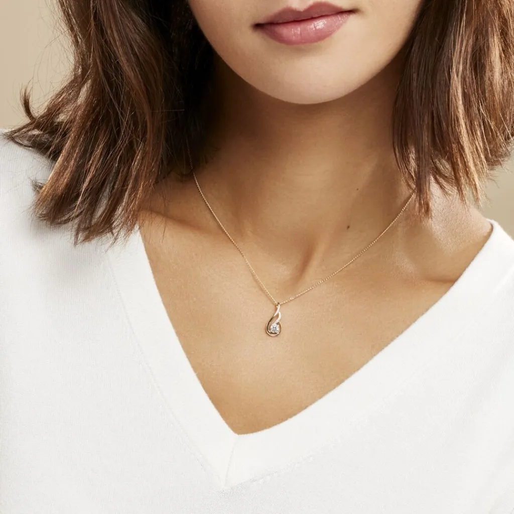 Histoire d'Or Collier Koline Or Jaune Oxyde De Zirconium Online