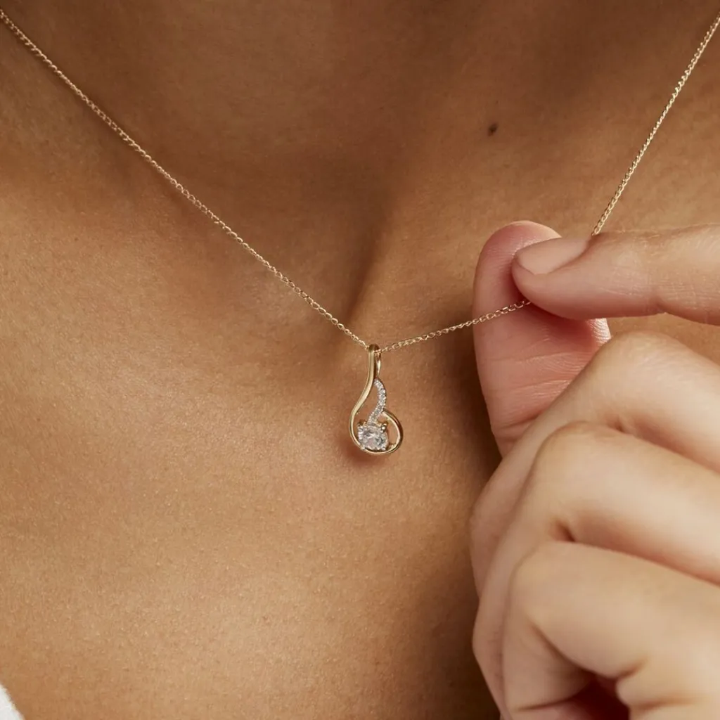 Histoire d'Or Collier Koline Or Jaune Oxyde De Zirconium Online