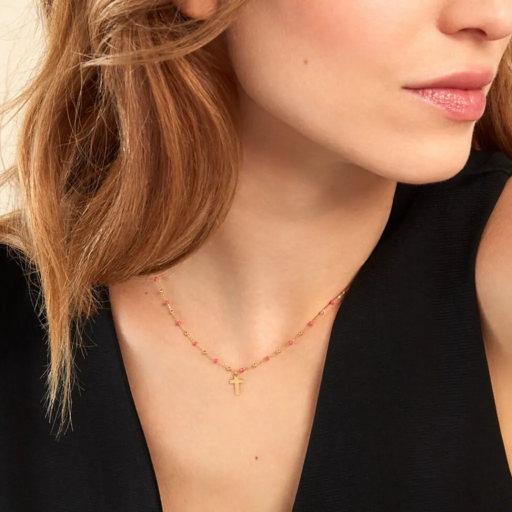 Histoire d'Or Collier Krystle Or Jaune Sale