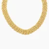 Histoire d'Or Collier Lady Code Acier Jaune Hot