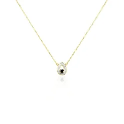 Histoire d'Or Collier Lareyna Or Bicolore Saphir Sale