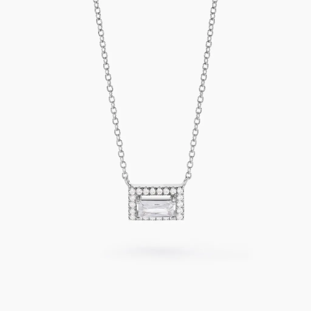 Histoire d'Or Collier Laurine De Zirconium argent blanc oxyde New