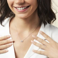 Histoire d'Or Collier Laurine De Zirconium argent blanc oxyde New