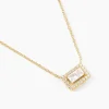 Histoire d'Or Collier Laurine Argent Jaune Oxyde De Zirconium