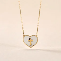 Histoire d'Or Collier Lawrie Or Jaune Nacre Hot