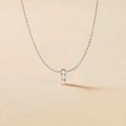 Histoire d'Or Collier Leala Argent Blanc Oxyde De Zirconium New