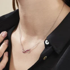 Histoire d'Or Collier Leevi Argent Blanc Online