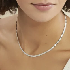 Histoire d'Or Collier Leonte Argent Blanc Clearance