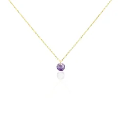 Histoire d'Or Collier Les Audacieuses Or Jaune Améthyste or jaune améthyste violet Online