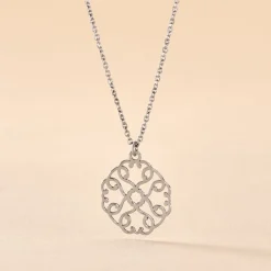 Histoire d'Or Collier Lev Argent Blanc