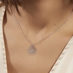 Histoire d'Or Collier Lev Argent Blanc