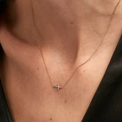 Histoire d'Or Collier Like A Virgin De Zirconium or jaune oxyde New