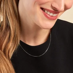 Histoire d'Or Collier Liline Argent Blanc Clearance