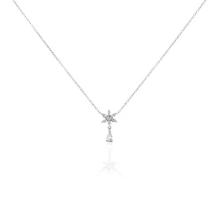 Histoire d'Or Collier Linas Argent Blanc Oxyde De Zirconium