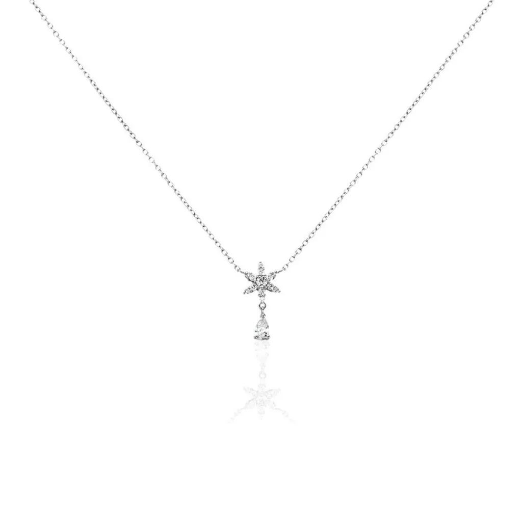 Histoire d'Or Collier Linas Argent Blanc Oxyde De Zirconium