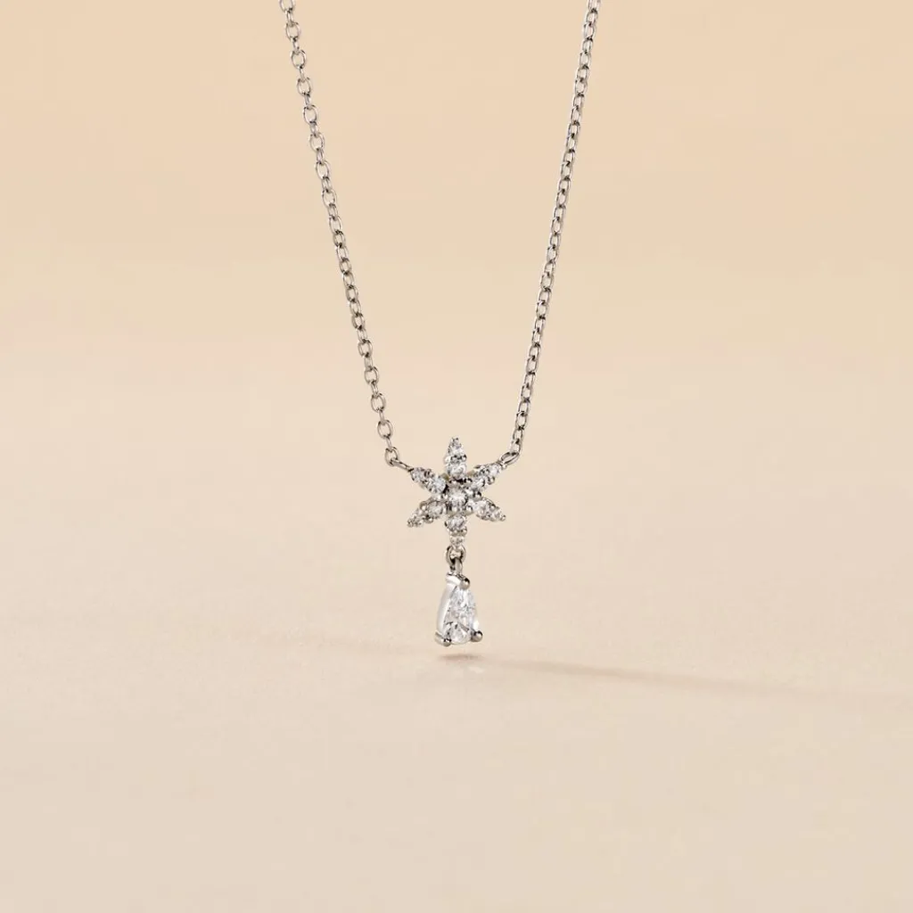 Histoire d'Or Collier Linas Argent Blanc Oxyde De Zirconium