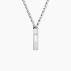 Histoire d'Or Collier Line Acier Blanc Discount