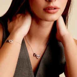 Histoire d'Or Collier Lineth Argent Blanc Céramique Oxyde De Zirconium Online