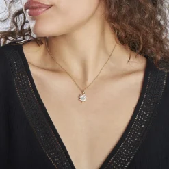 Histoire d'Or Collier Lisea Plaqué Or Oxydes De Zirconium plaqué or jaune oxyde Hot