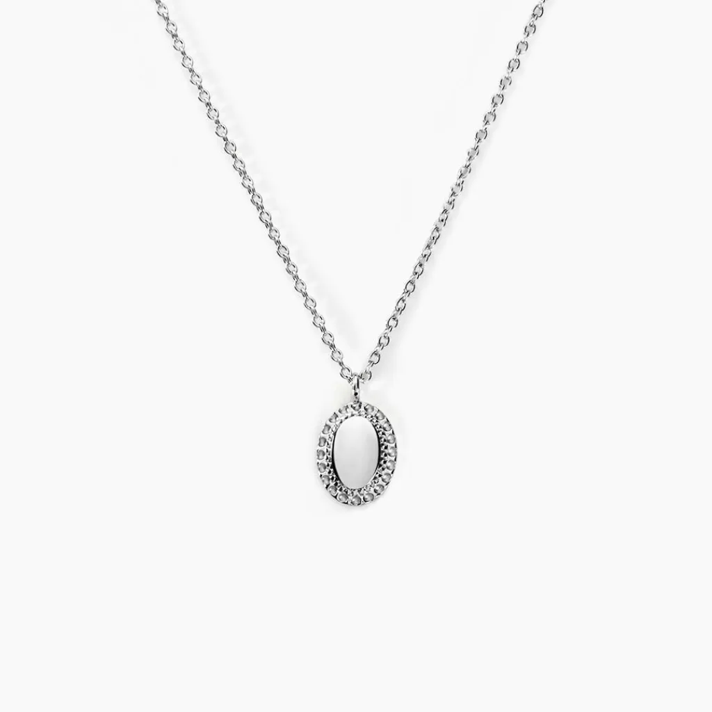 Histoire d'Or Collier Loa Argent Blanc New