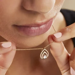 Histoire d'Or Collier Loetitia Plaqué Or Jaune Oxyde De Zirconium Online