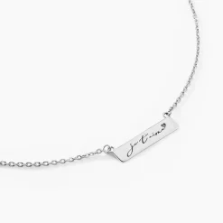 Histoire d'Or Collier Lorayne Argent Blanc Outlet