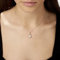 Histoire d'Or Collier Loren Argent Blanc Perle De Culture Online